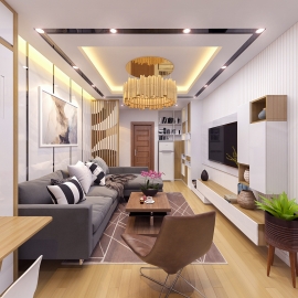 Nội Thất Phòng Khách - Mẫu 4 