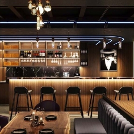 Quầy bar nhà hàng - Mẫu 2