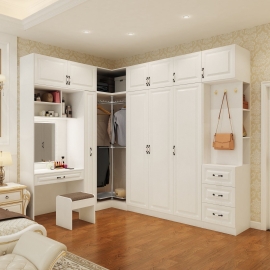 Tủ quần áo kiểu dáng chữ L hiện đại, tinh tế